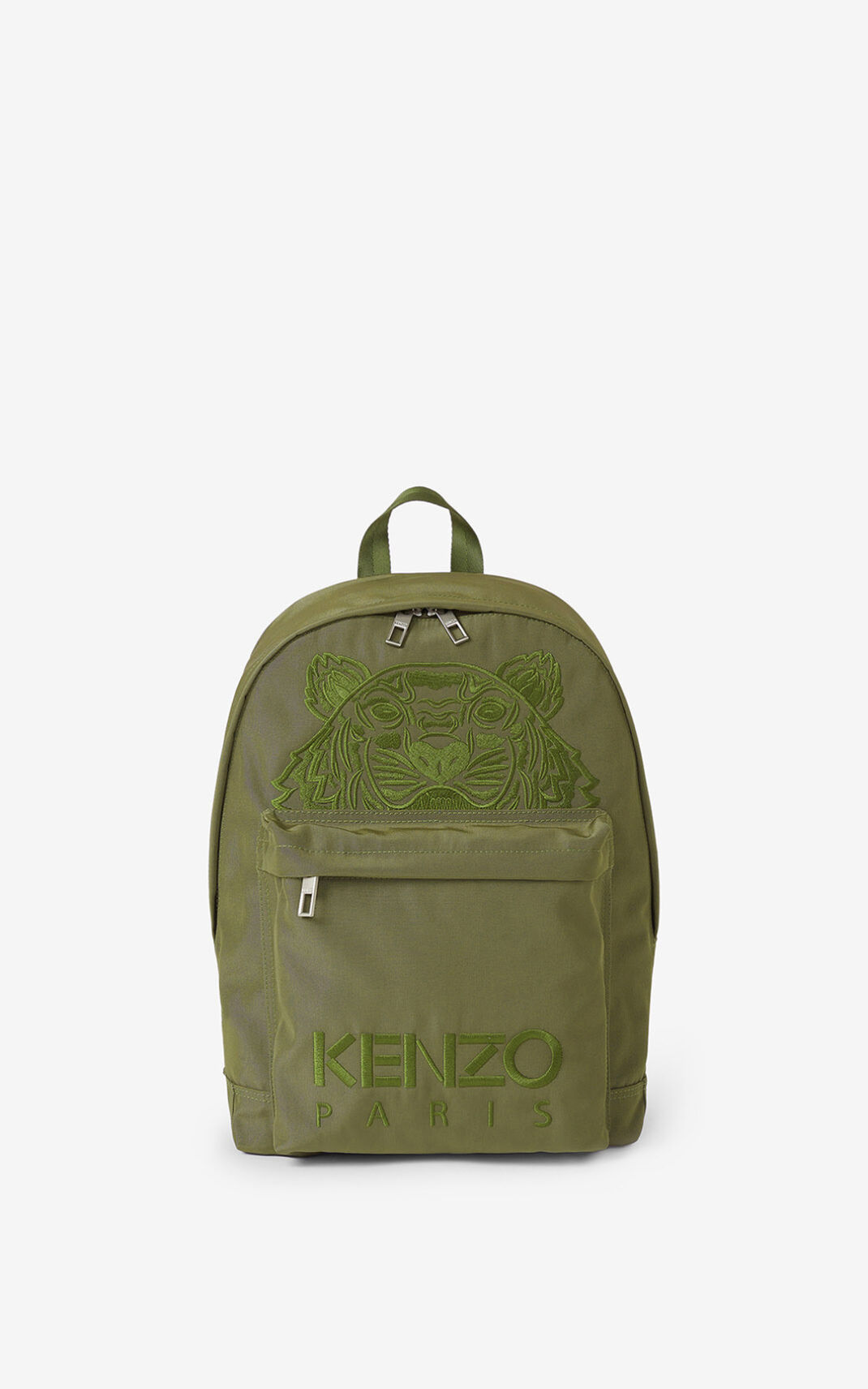 Mochila Kenzo Lona Kampus Tiger Hombre Verde Oliva RCO596438